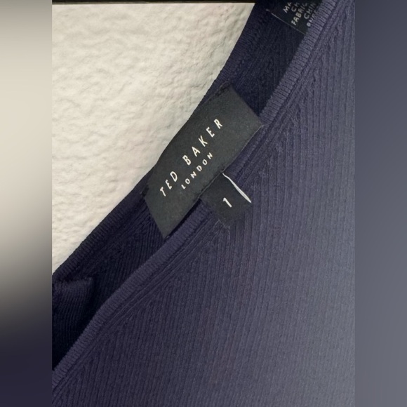 NWOT Ted Baker  Navy Jumpsuit size 4 - Picture 5 of 5